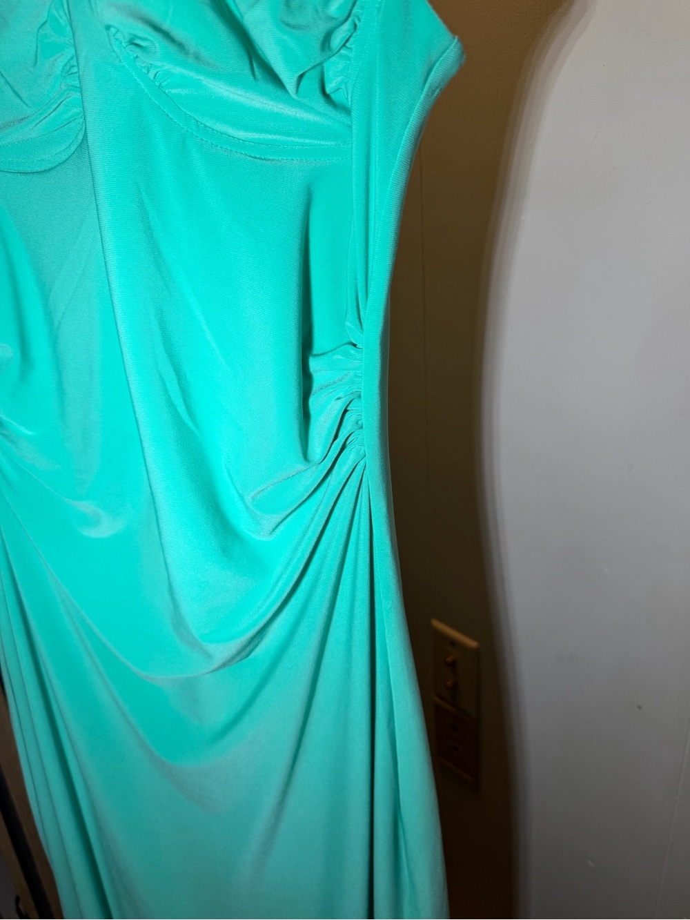 Express Aqua Sweetheart Maxi Dress - Picture 5 of 9